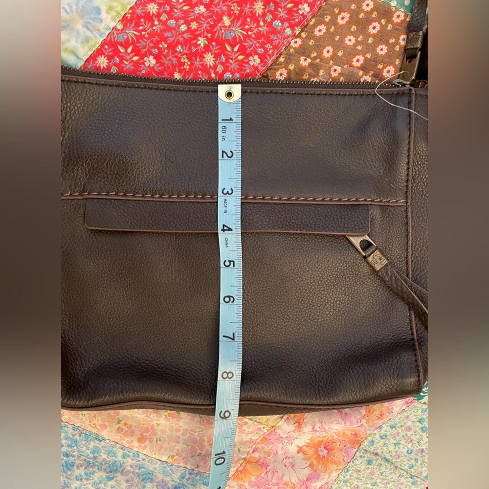 Authentic The Sak Cross Body Bag 100% Leather Brown Color Brand New NWT - Picture 16 of 17